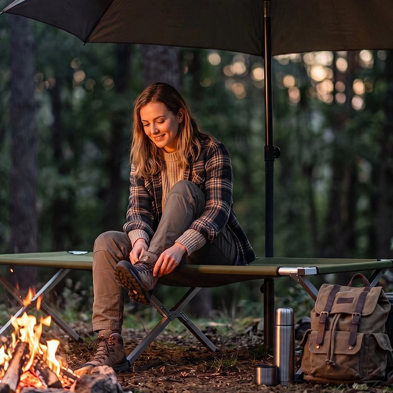 Lit de camp pliable | Nomade - Camping Aventurier