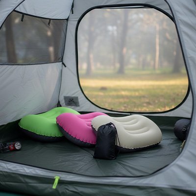 Coussin gonflable | Ultra - confort - Camping Aventurier