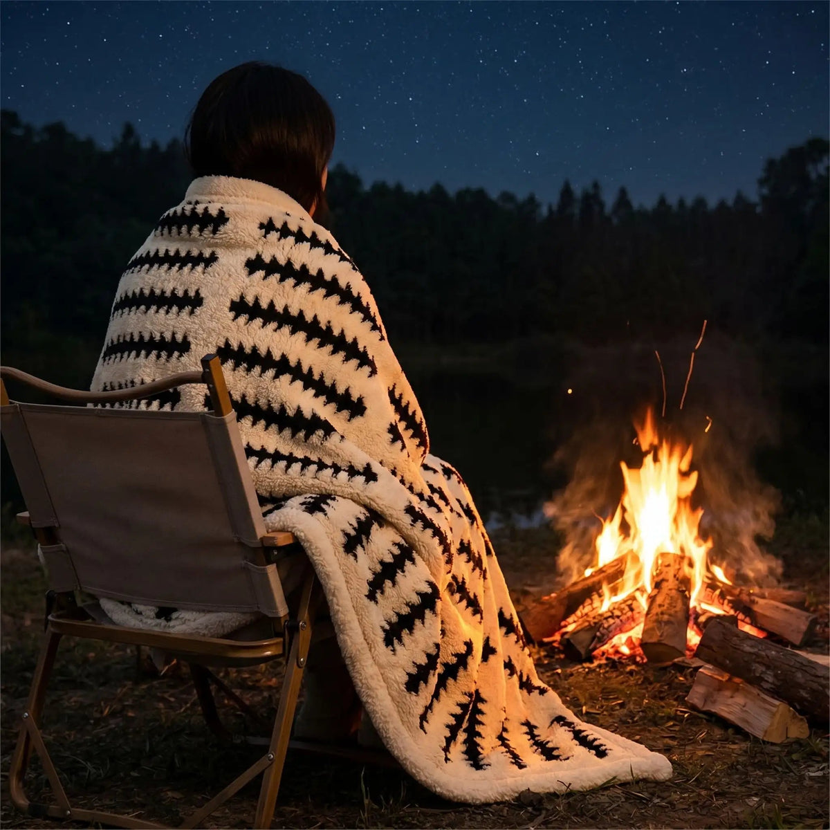 Couverture de Camping | Polaire Ultra-Douce 200x230cm - Camping Aventurier