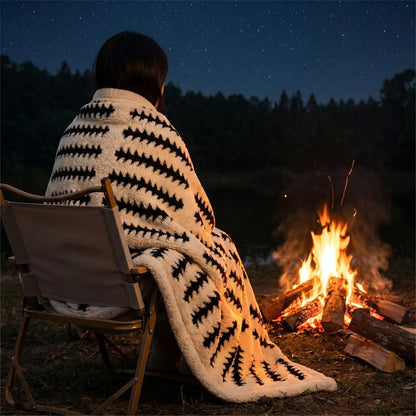 Couverture de Camping | Polaire Ultra-Douce 200x230cm - Camping Aventurier