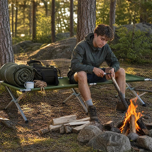 Lit de camp pliable | Nomade - Camping Aventurier