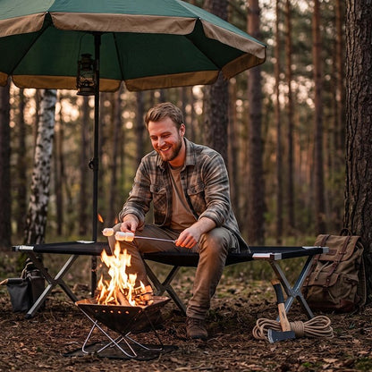 Lit de camp pliable | Nomade - Camping Aventurier