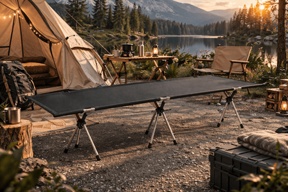 Lit de camp pliable | Ultra - Confort Nomade - Camping Aventurier