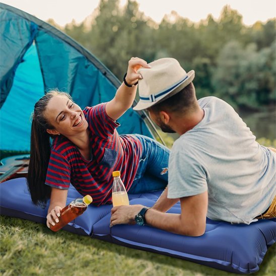 Matelas gonflable 2 personnes | Comfort Plus - Camping Aventurier