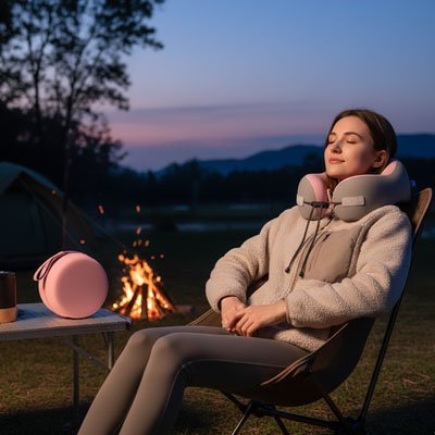 Oreiller de voyage | Forme en U - Camping Aventurier