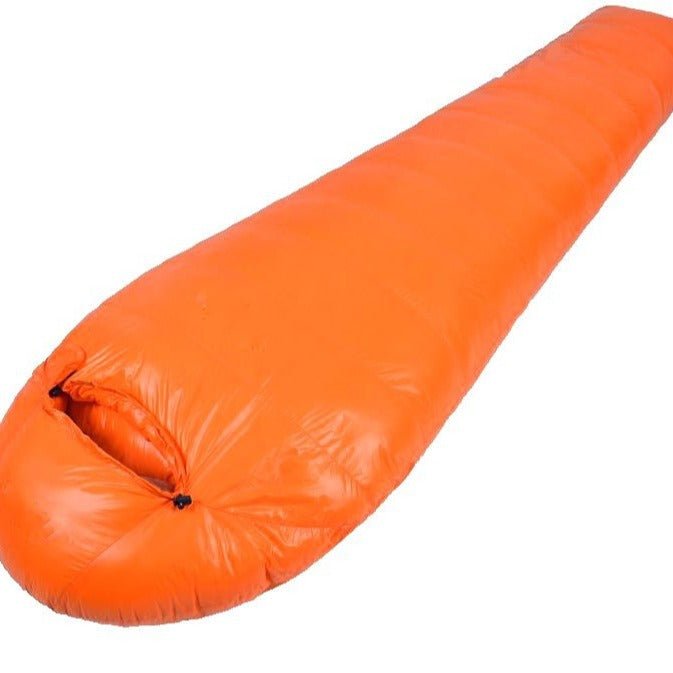 Sac de couchage grand froid | Momie duvet d'oie - Camping Aventurier