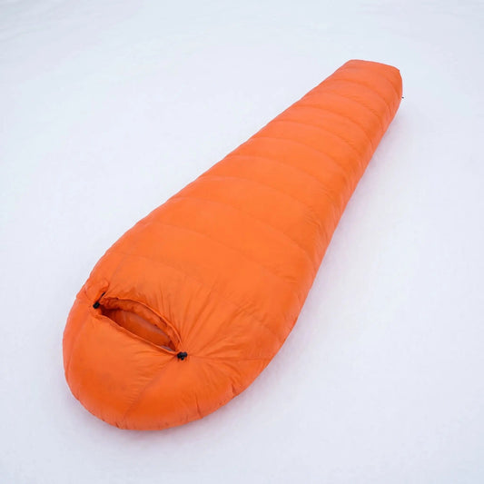 Sac de couchage grand froid | Momie duvet d'oie - Camping Aventurier