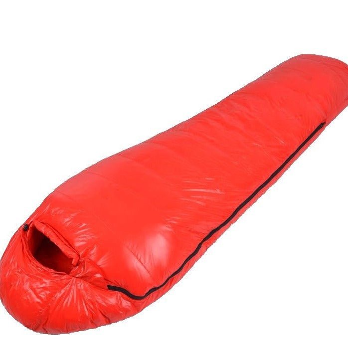 Sac de couchage grand froid | Momie duvet d'oie - Camping Aventurier